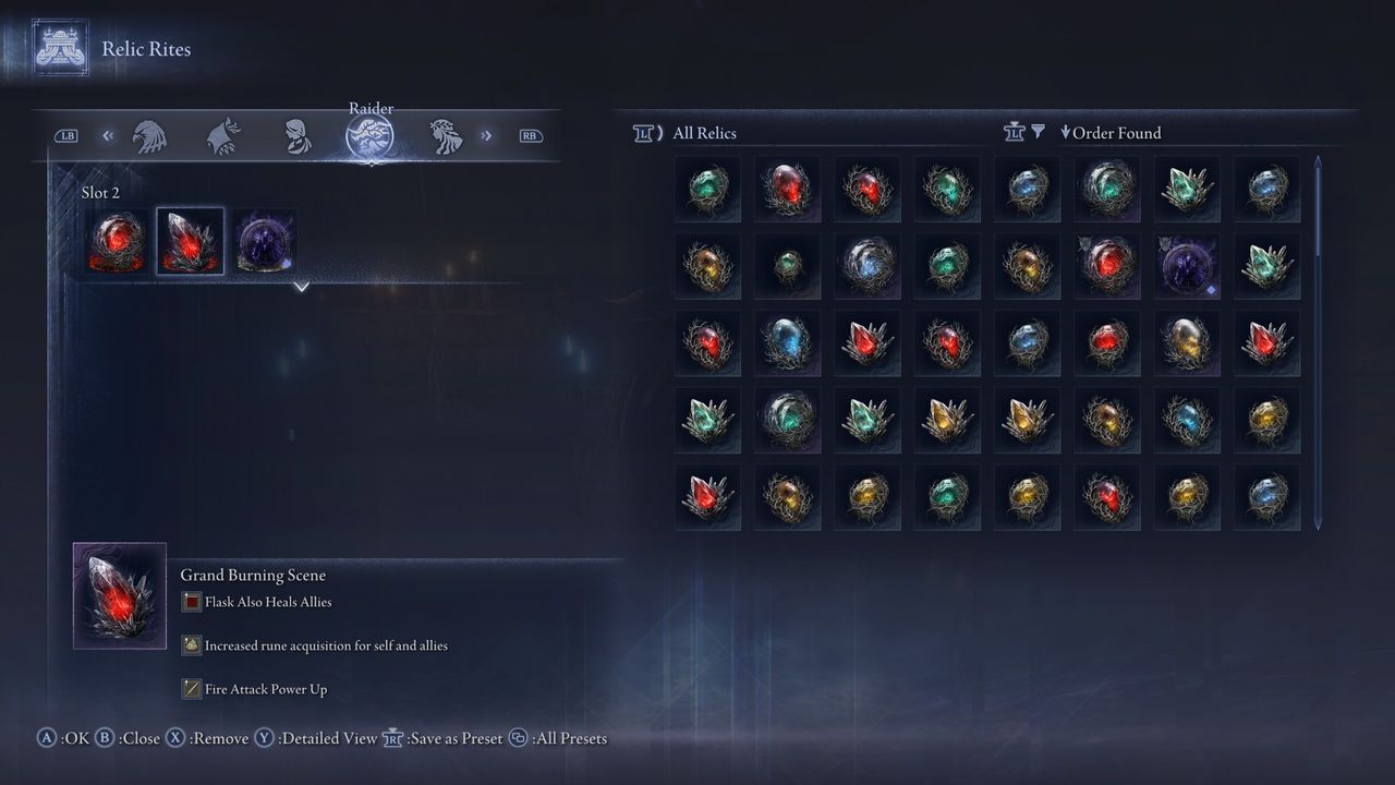 Elden Ring Nightreign rune farm - Rune acquisition relic