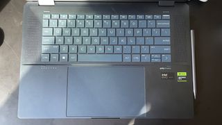 The 2024 HP Spectre x360 16 keyboard and touchpad