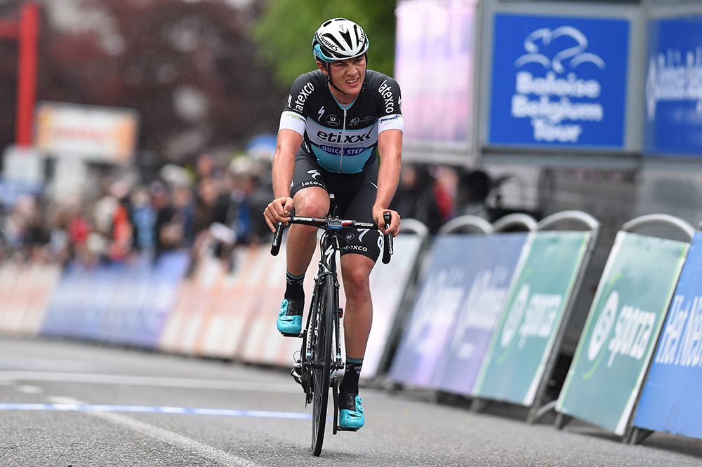 Yves Lampaert (Etixx-Quick Step) crosses the line