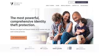 Identity Guard's homepage