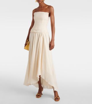 Staud, Hightide cotton-blend maxi dress