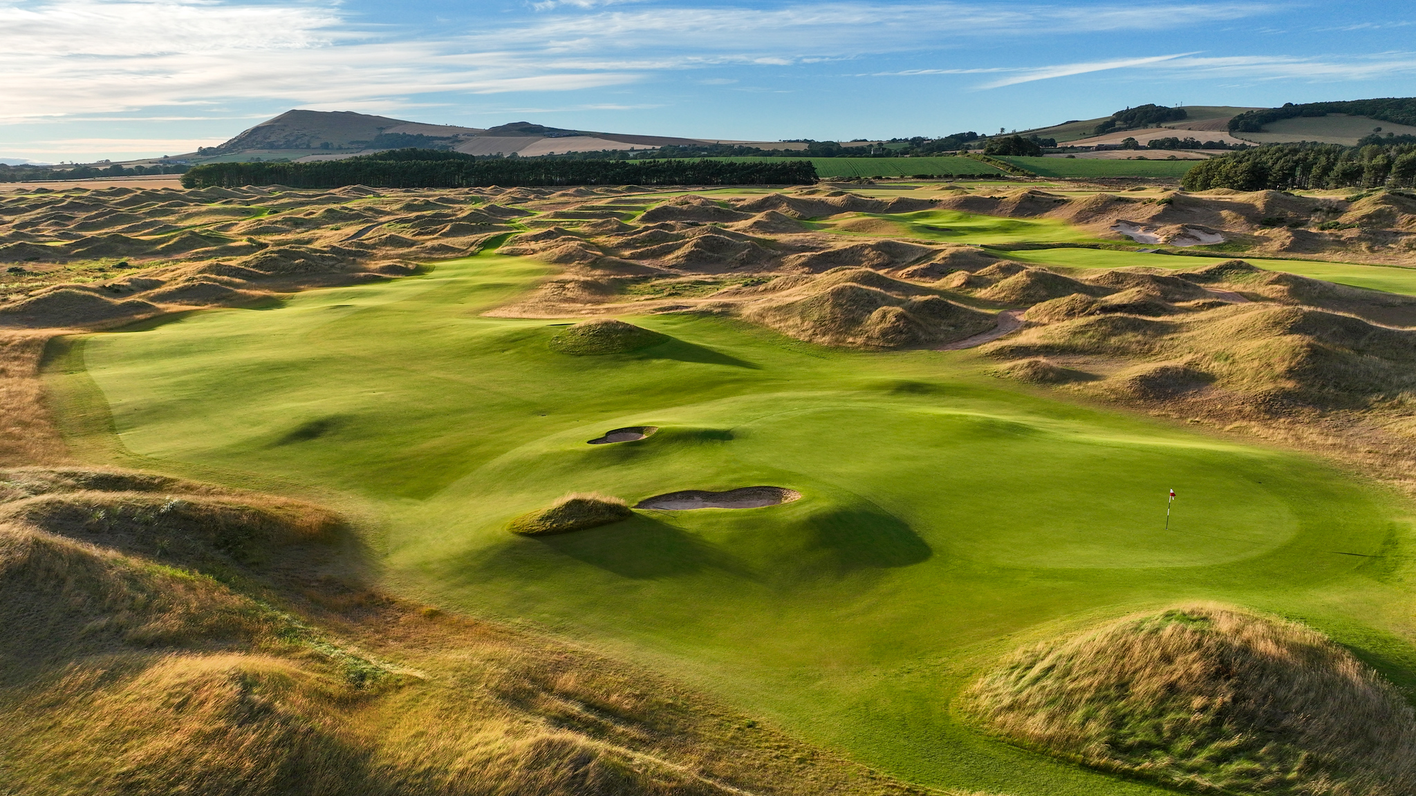 The 3rd hole at Dumbarnie Links