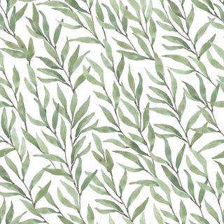 I Love Wallpaper Willow Leaf Wallpaper in Green