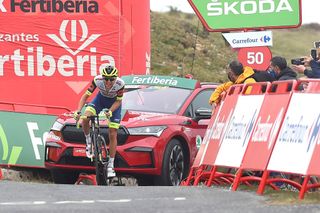 Team Intermarché-Wanty-Gobert Matériaux Estonian rider Rein Taaramae arrives at the finish line wins the 3rd stage of the 2021 La Vuelta cycling tour of Spain a 2028km race from Santo Domingo de Silos to Espinosa de los Monteros on August 16 2021 Photo by ANDER GILLENEA AFP Photo by ANDER GILLENEAAFP via Getty Images