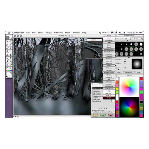 Compositor image: This image shows the user interface.