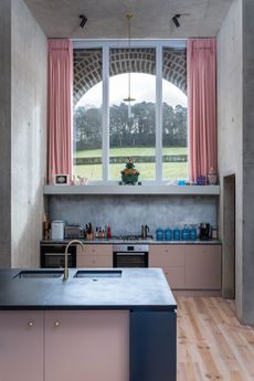 pink kitchen