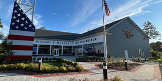 An outside view of The Lt. Michael P. Murphy Navy SEAL Museum in West Sayville, New York.