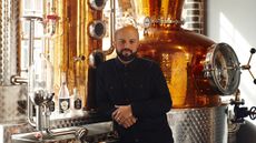 Alex Wolpert, founder of whisky and gin distillers East London Liquor Company, Bow, London