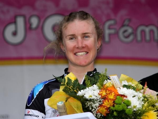 Vicki Whitelaw enjoying flowers and honours.