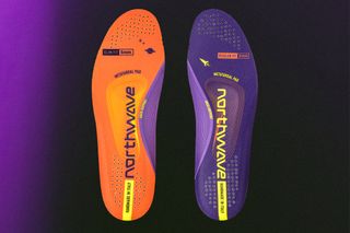 North Wave Extreme Veloce shoes on purple background
