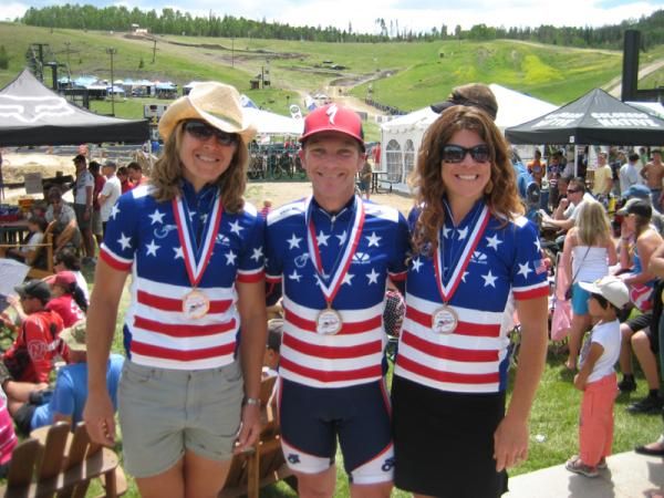 Coaches Helene Drumm, Dario Fredric and Abbie Durkee