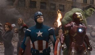 The Avengers lined up to take on the Chitauri