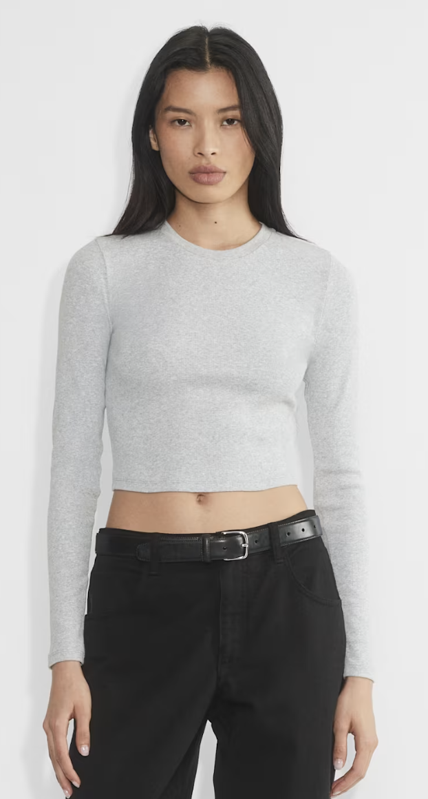 aritzia, HomeStretch™ Rib Crew Waist Longsleeve