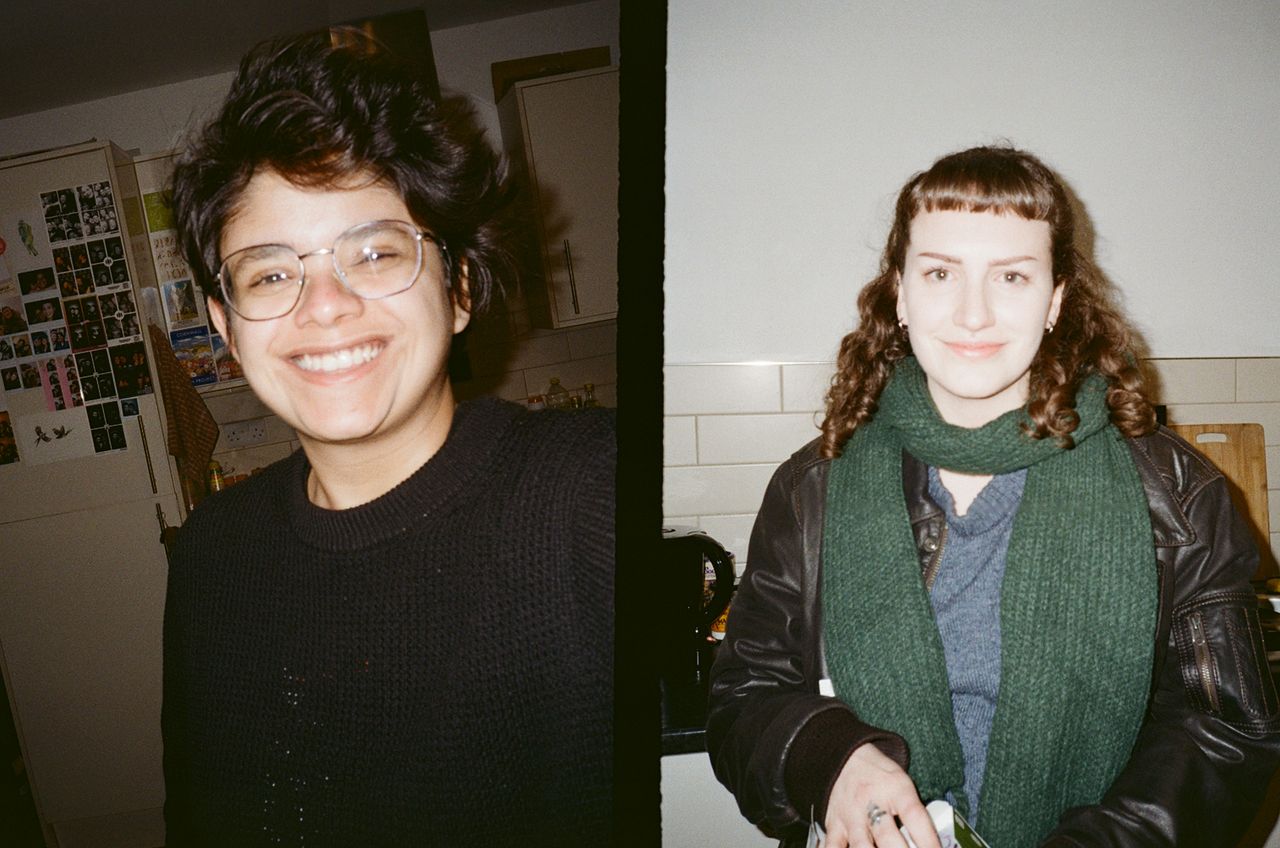 Two photos taken on a Pentax 17 half-frame film camera