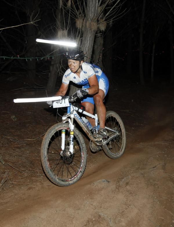 Jess Douglas (1st) in the fairy lights