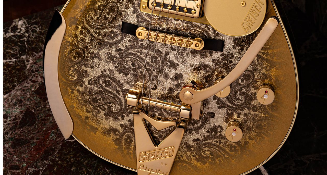 Gretsch G6134TG Limited Edition Paisley Penguin with String-Thru Bigsby