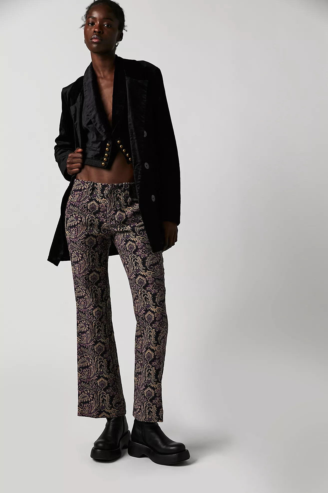 Walker Relaxed Jacquard Trousers