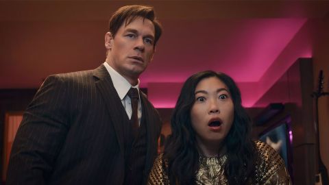 John Cena and Awkwafina in Jackpot movie