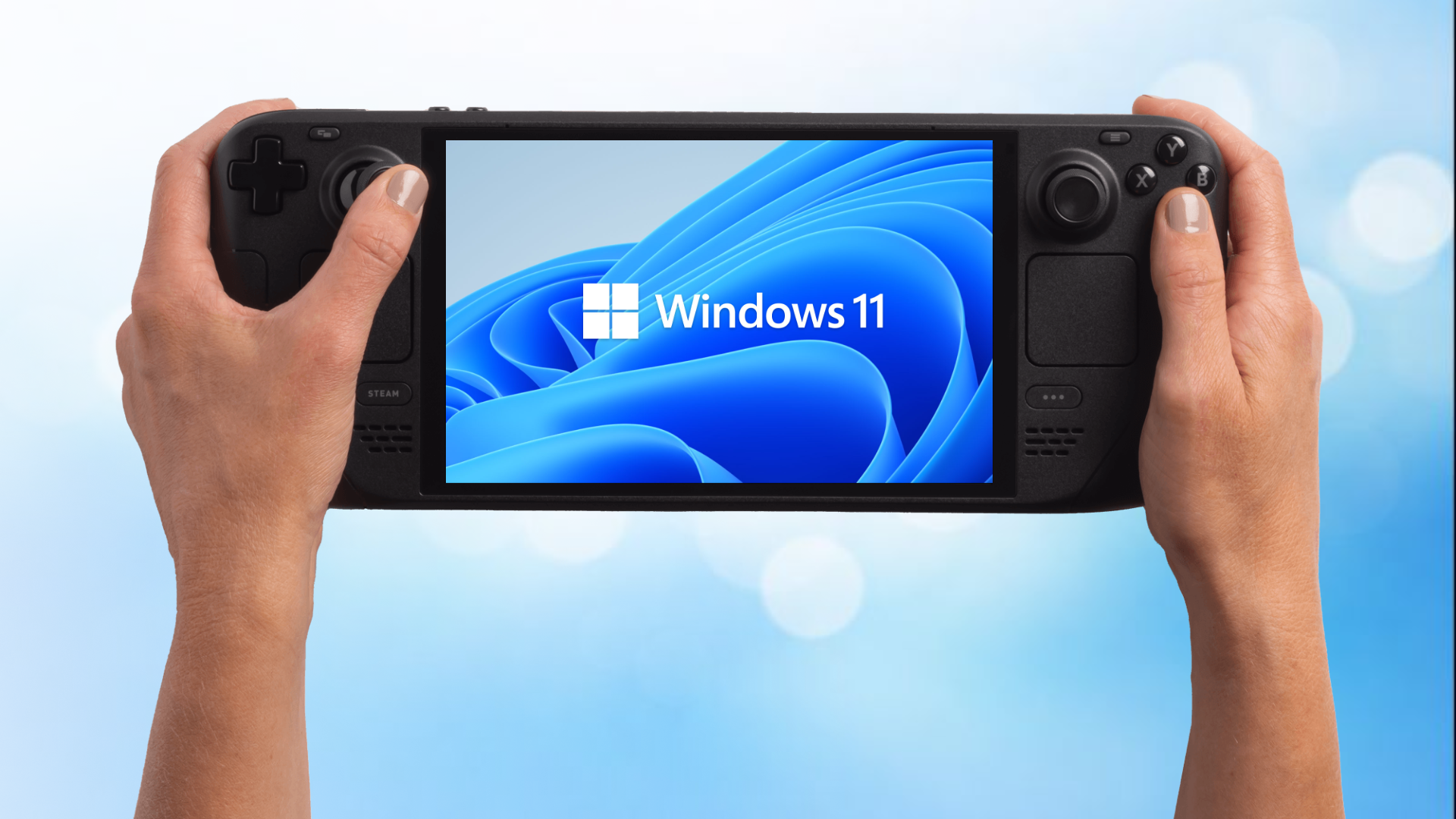 Steam Deck running Windows 11