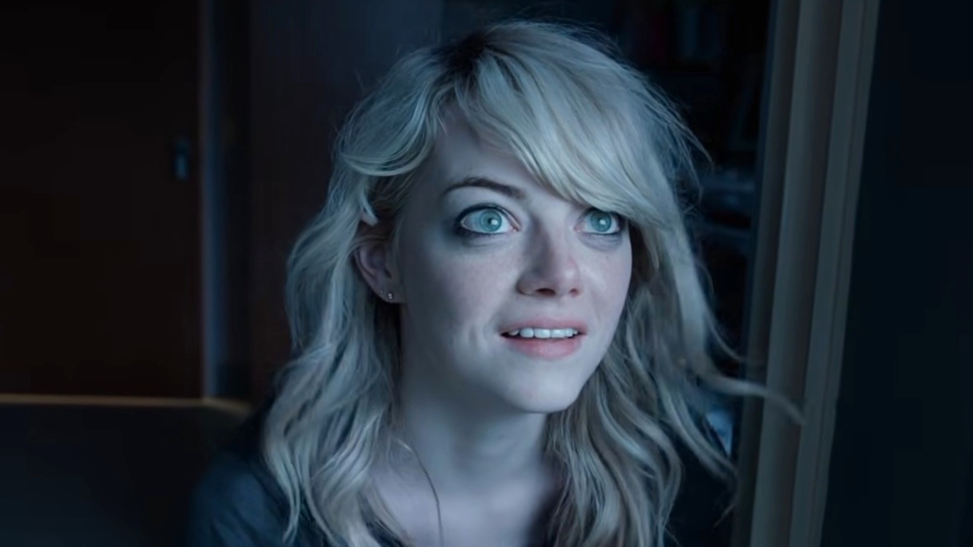 A smiling Emma Stone in Birdman