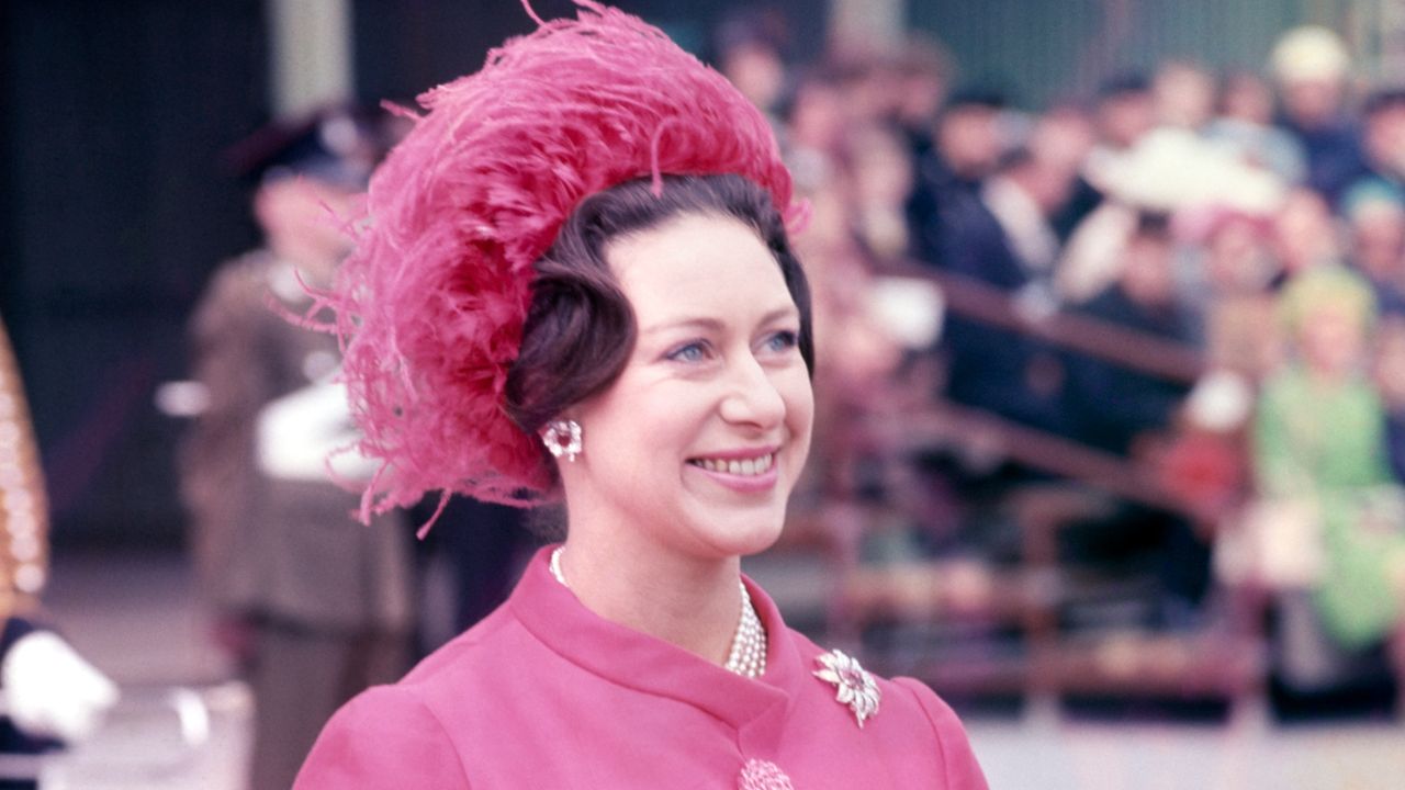 Princess Margaret visiting Mons Officers Cadets School at Aldershot on 11th April 1968. 