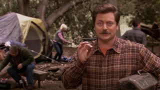 Nick Offerman as Ron Swanson on Parks and Recreation
