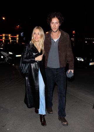 Sienna Miller and Oli Green in Paris March 2024