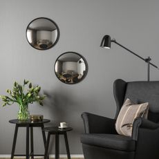 IKEA SVARTBJ&Ouml;RK decorative convex mirror
