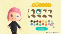 Animal Crossing: New Horizons character customisation