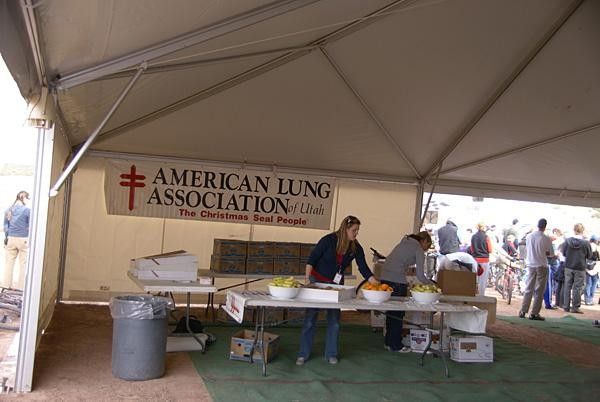 As usual, race promoter Granny Gear Productions helped raise money for the local American Lung Association.