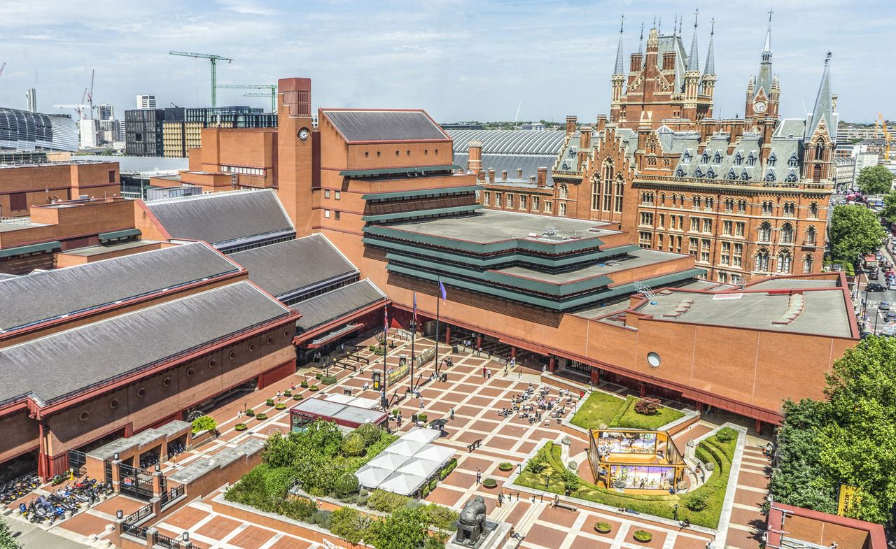 British Library building in King&#039;s Cross.