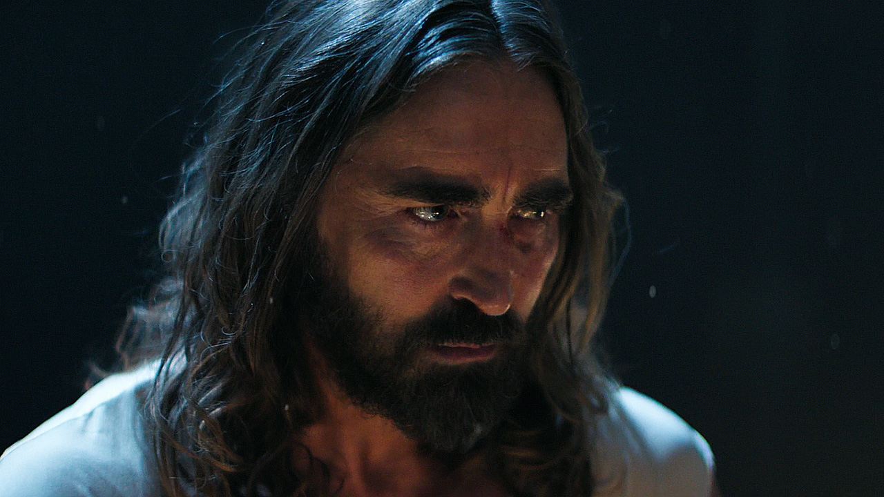 Brother Day looking angry in a dark room in Foundation season 3 episode 8