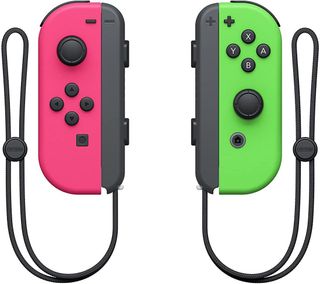Neon Pink And Neon Green Joy Cons