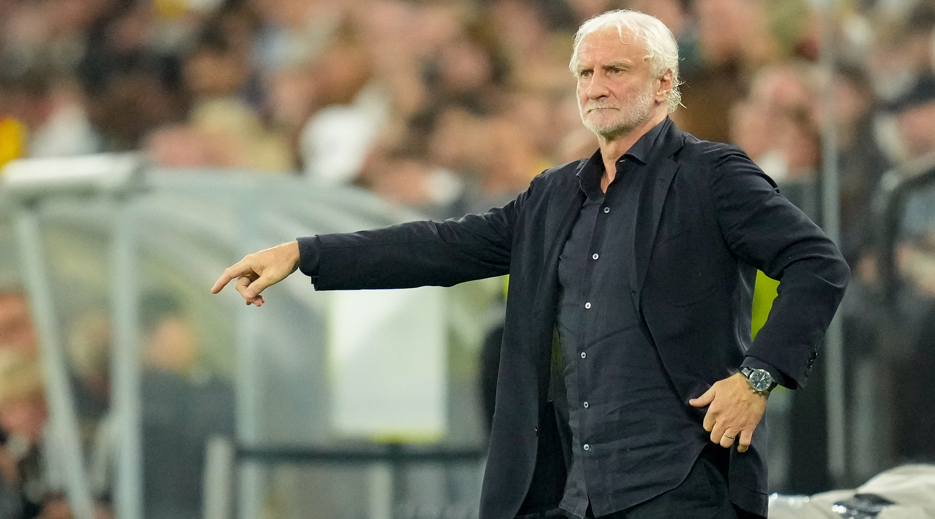 Deutschland-Interimstrainer Rudi Föller beim internationalen Freundschaftsspiel zwischen Deutschland und Frankreich im Signal Iduna Park am 12. September 2023 in Dortmund.