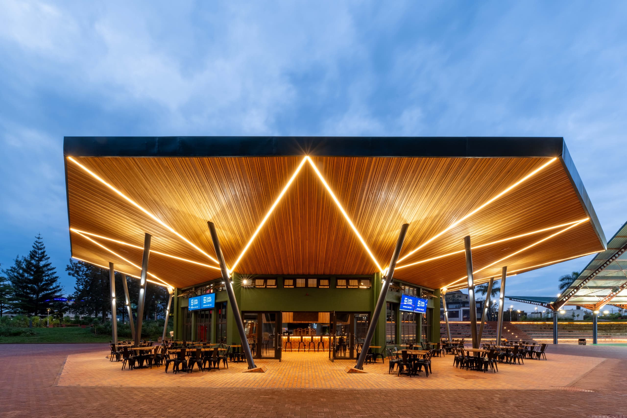 zaria court by NLÉ, in Rwanda