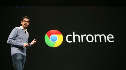 Google's Sunchar Pinchai unveiling Chrome