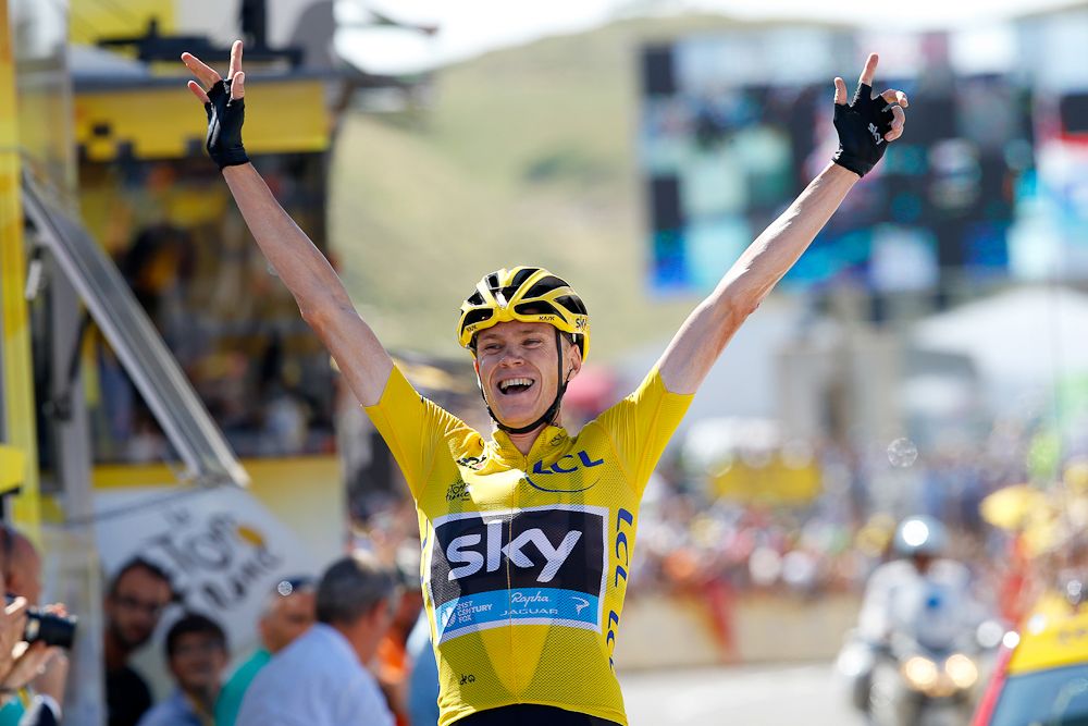 Chris Froome wins stage 10 of the 2015 Tour de France.