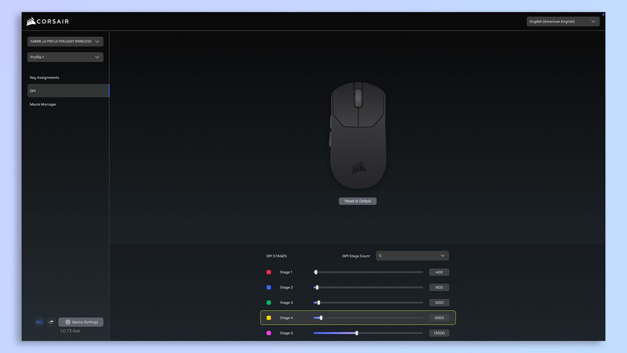 Corsair Web Hub screenshot