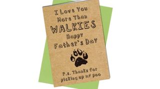 dog dad gifts card