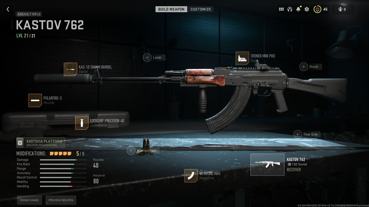 warzone 2 kastov loadout 2