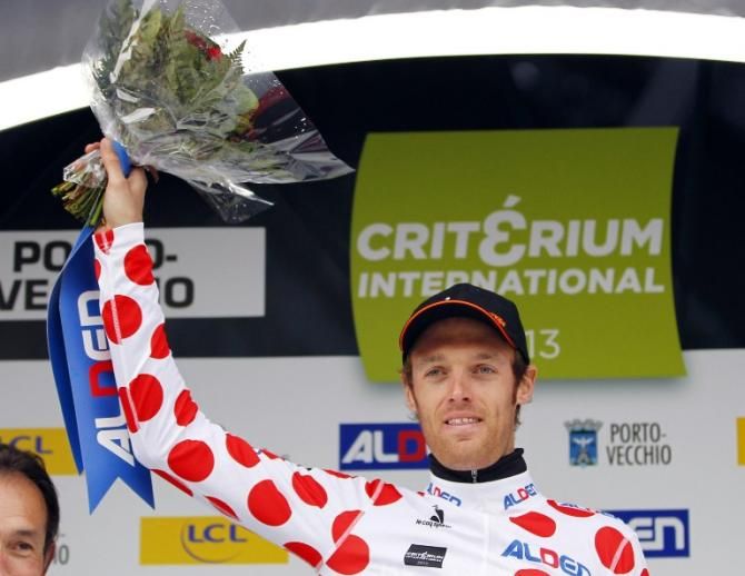 Arnaud Gerard (Bretagne) in the mountains jersey