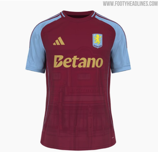 Adidas Aston Villa 2025/26 home kit