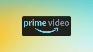 Prime Video logo on yellow blue background