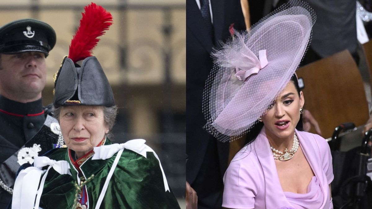 Princess Anne and Katy Perry at King Charles III&#039;s coronation ceremony.