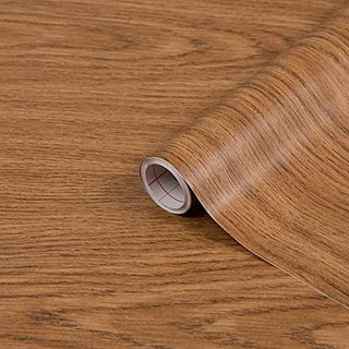 D-C-Fix Vinyl Wrap Light Oak Wood Effect 90 Cm X 2,1 M - Sticky Back Plastic Roll for Furniture, Kitchen & Cupboards - Contact Paper Sticker Self Adhesive Film