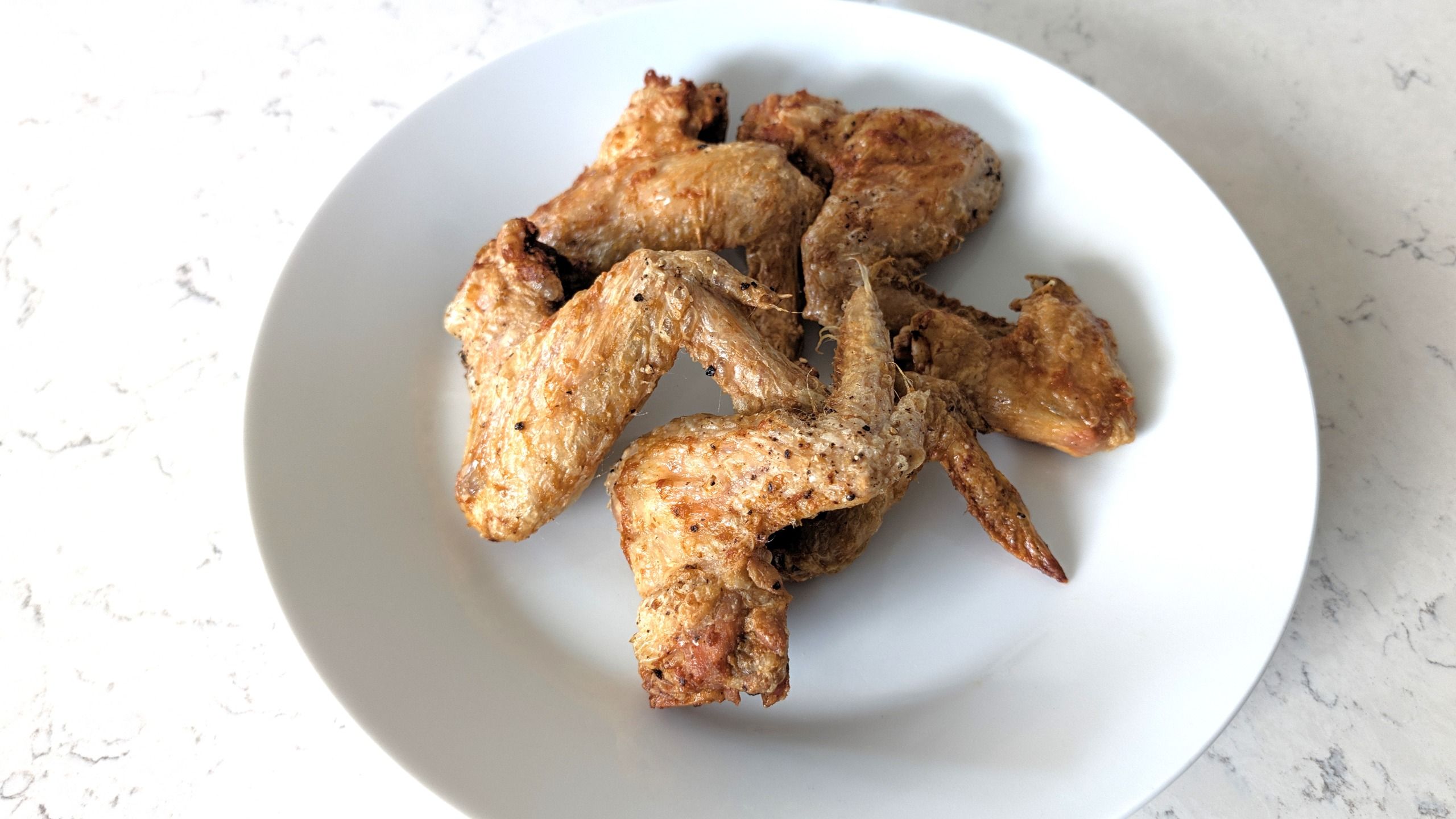 Chicken wings cooked using Ninja Crispi Microwave