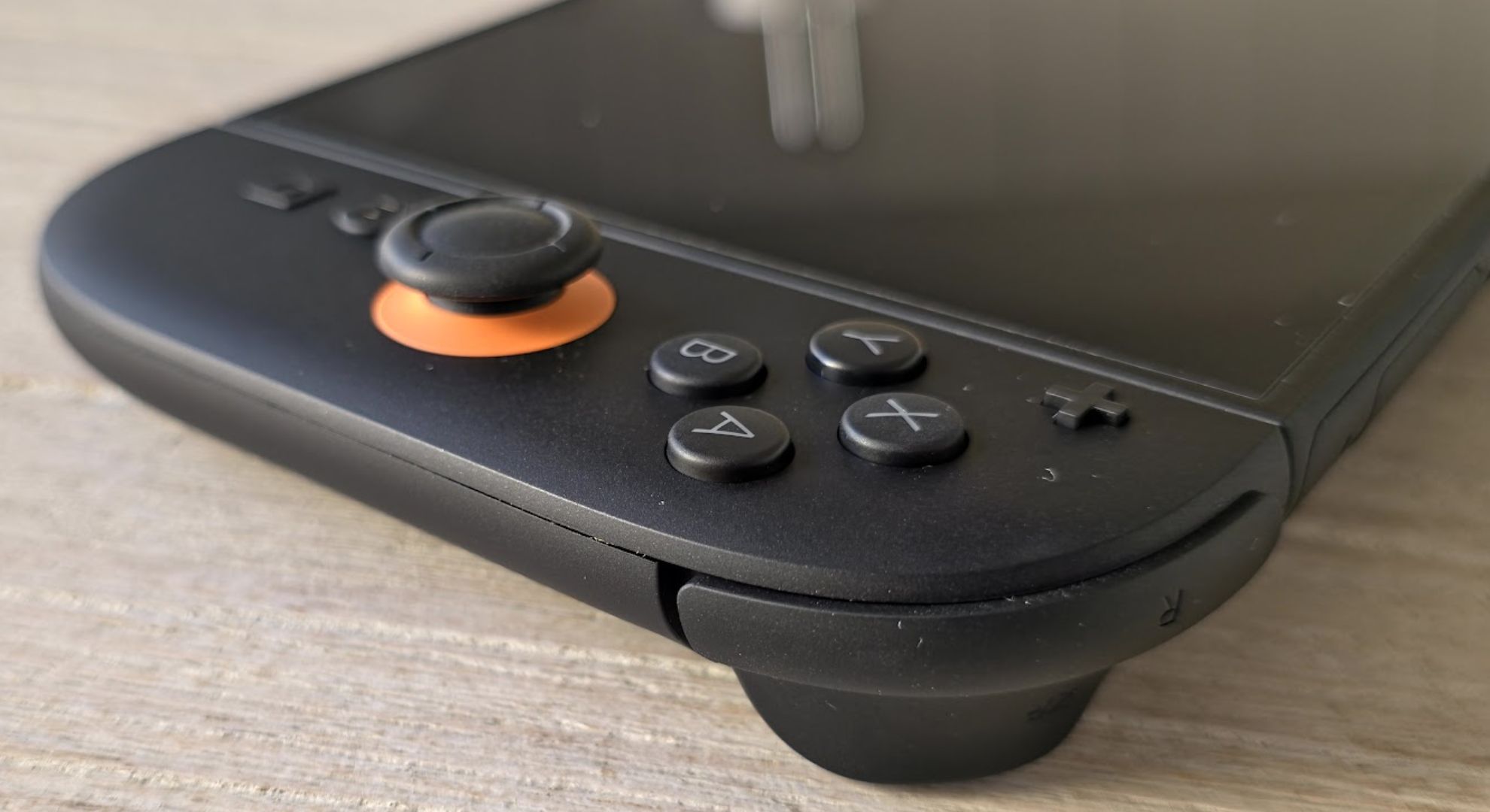 A Nintendo Switch 2 console close-up