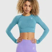 Vital Seamless 2.0 Long Sleeve Crop Top: £35, £10.50 at Gymshark