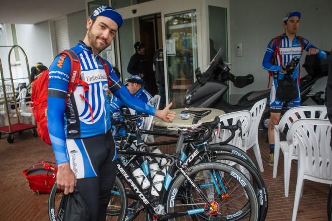 Jake Keough (UnitedHealthcare) is all set to get for the stage.