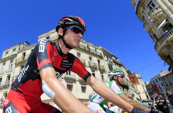 Tejay van Garderen (BMC) awaits the start of the Tour's seventh stage in Montpellier